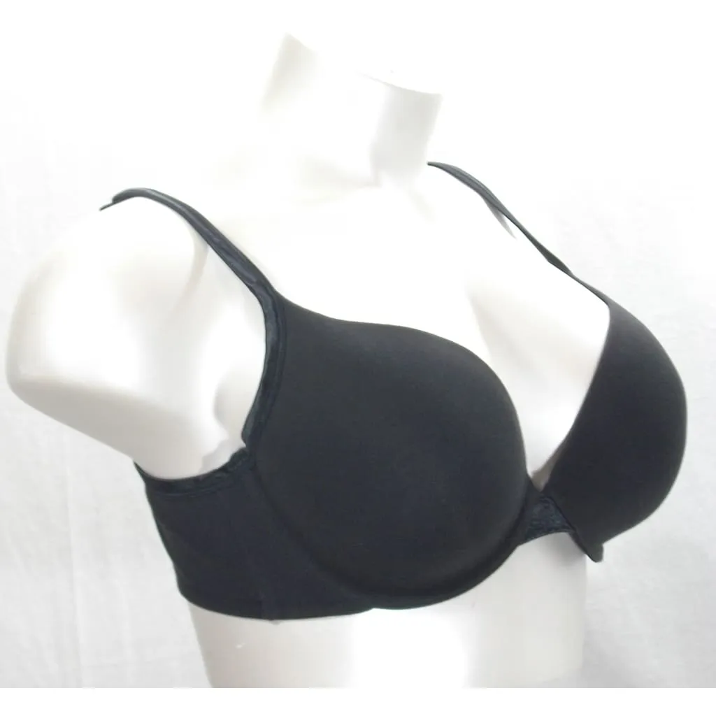 Cacique 93% Cotton Contour Cup Lightly Padded Push Up Underwire Bra 42D Black