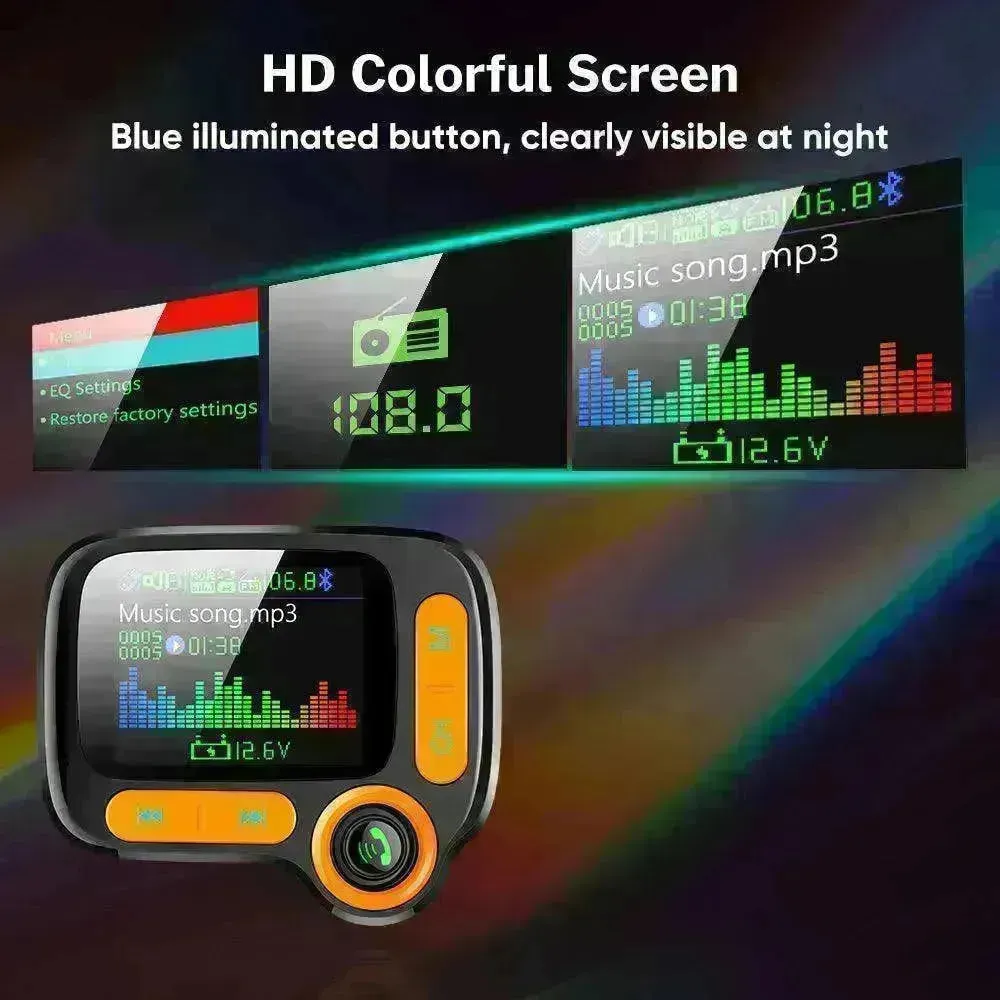 Car Bluetooth Multi Function Player With Large Color Screen