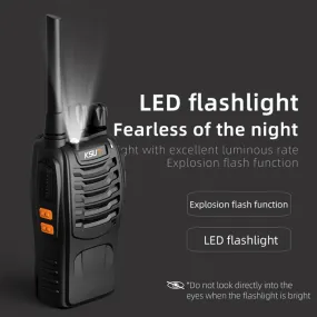 Cheap Walkie Talkie 2 Pcs Included Communication Portable Radio Station UHF Receiver Devices Transceiver Wireless Set KSUT HW
