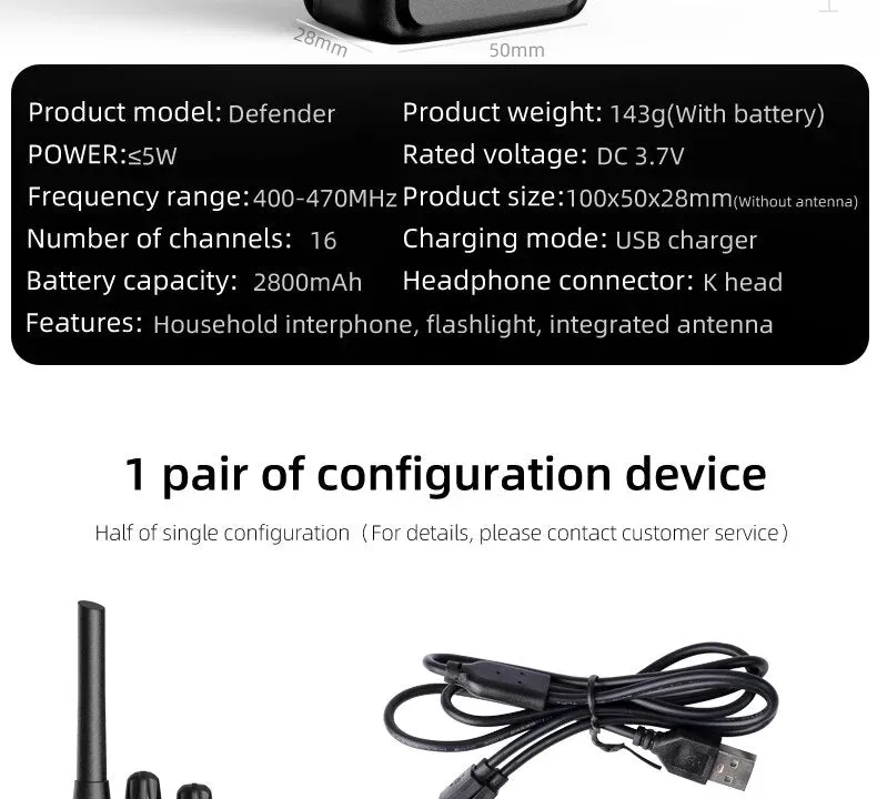 Cheap Walkie Talkie 2 Pcs Included Communication Portable Radio Station UHF Receiver Devices Transceiver Wireless Set KSUT HW