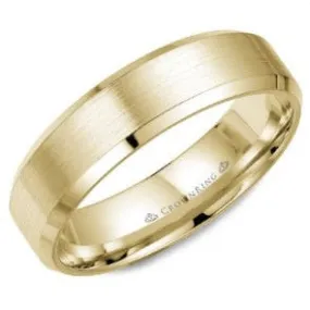 Classic Gold Beveled Edge Band