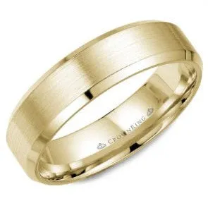 Classic Gold Beveled Edge Band