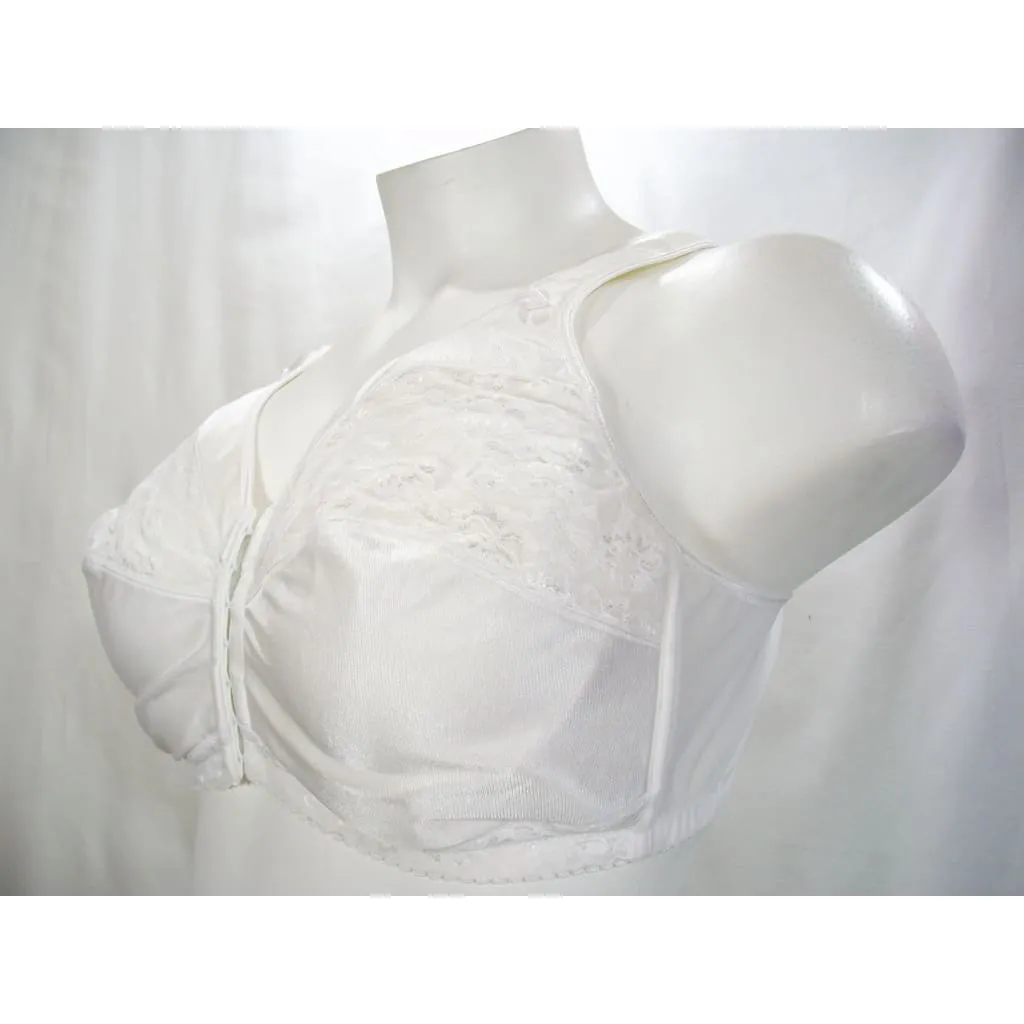 Comfort Choice 27-0046-6 Front Close Wire Free Bra 50C White