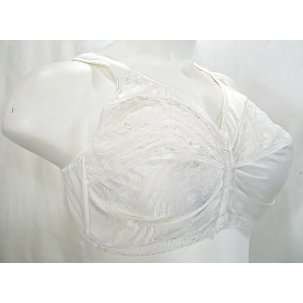 Comfort Choice 27-0046-6 Front Close Wire Free Bra 50C White