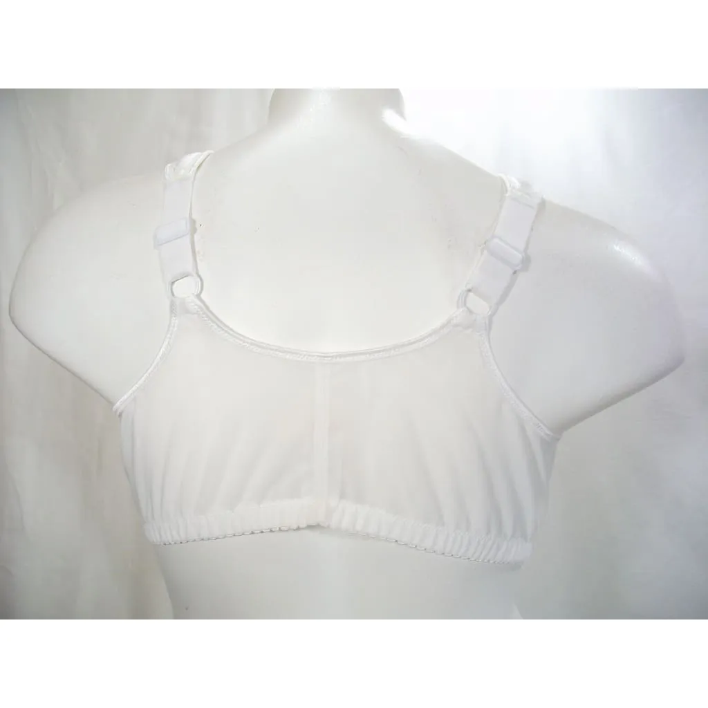 Comfort Choice 27-0046-6 Front Close Wire Free Bra 50C White