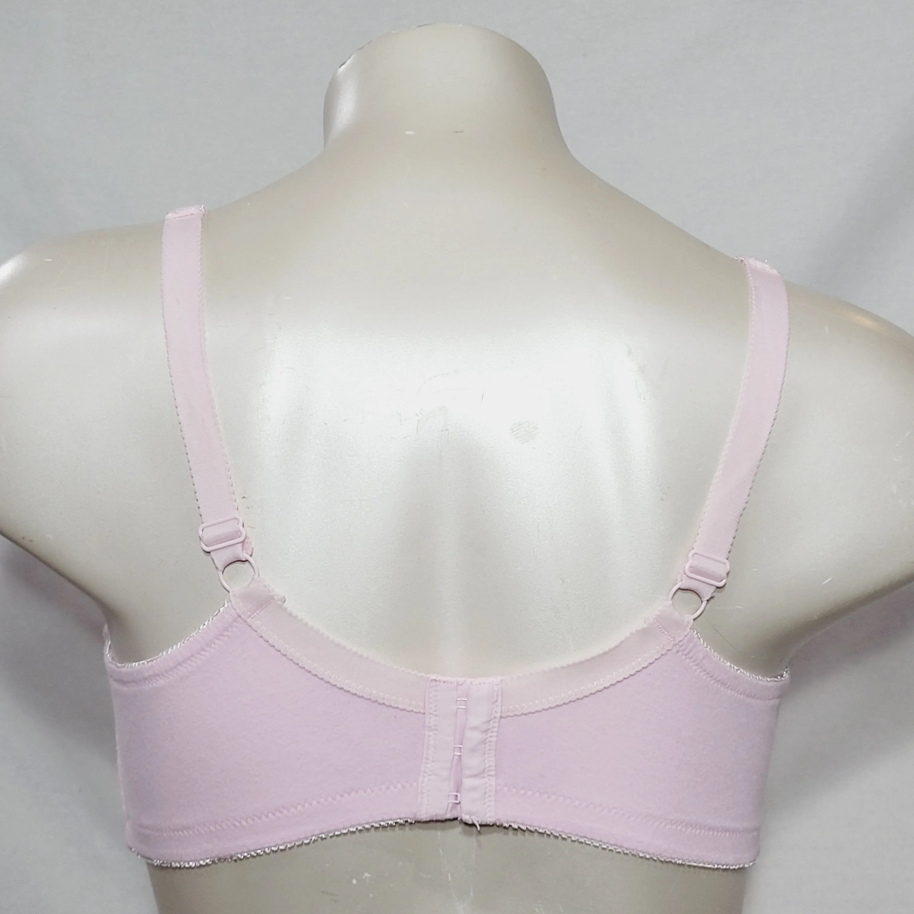 Comfort Choice 27-0923-6 100% Cotton Wire Free Bra 42DDD Pink
