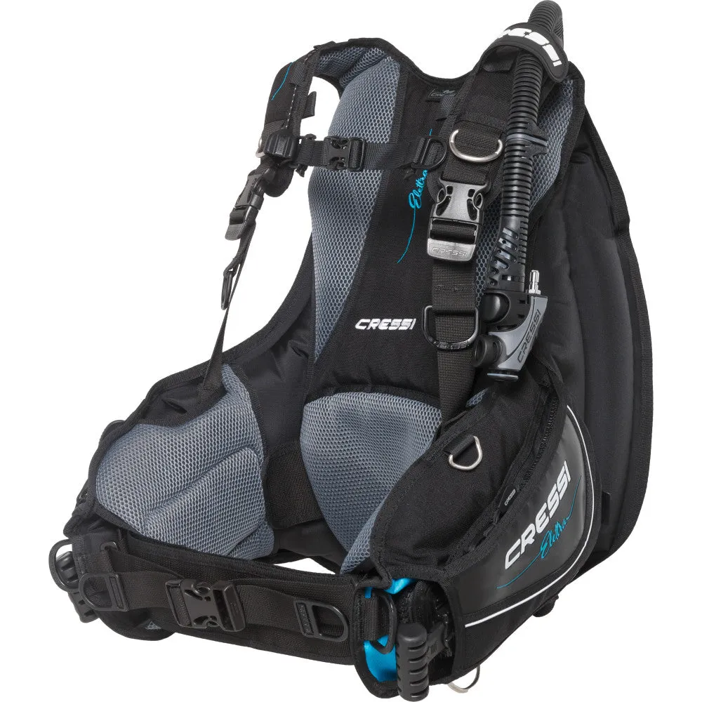Cressi Elettra Ladies BCD   MC9 Compact Regulator   Octopus   Mini Spg Set - Elettra Package
