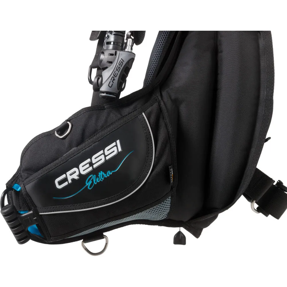 Cressi Elettra Ladies BCD   MC9 Compact Regulator   Octopus   Mini Spg Set - Elettra Package