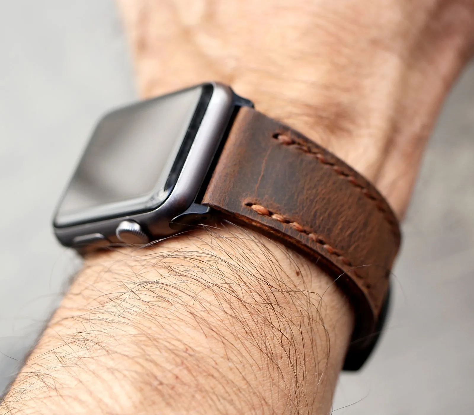 Custom Made Apple Watch Strap - Antique Brown | Preorder End of Jan