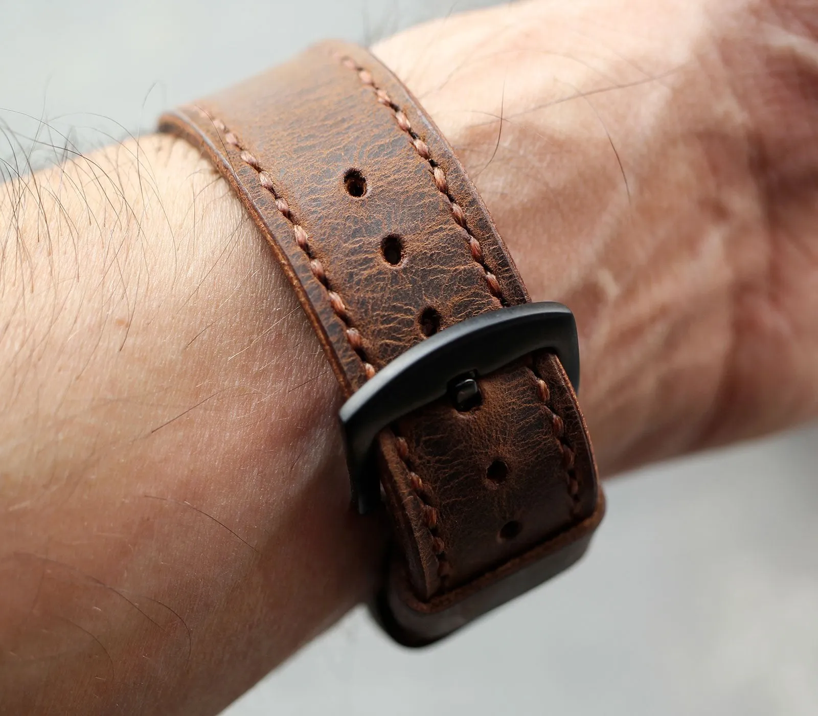 Custom Made Apple Watch Strap - Antique Brown | Preorder End of Jan