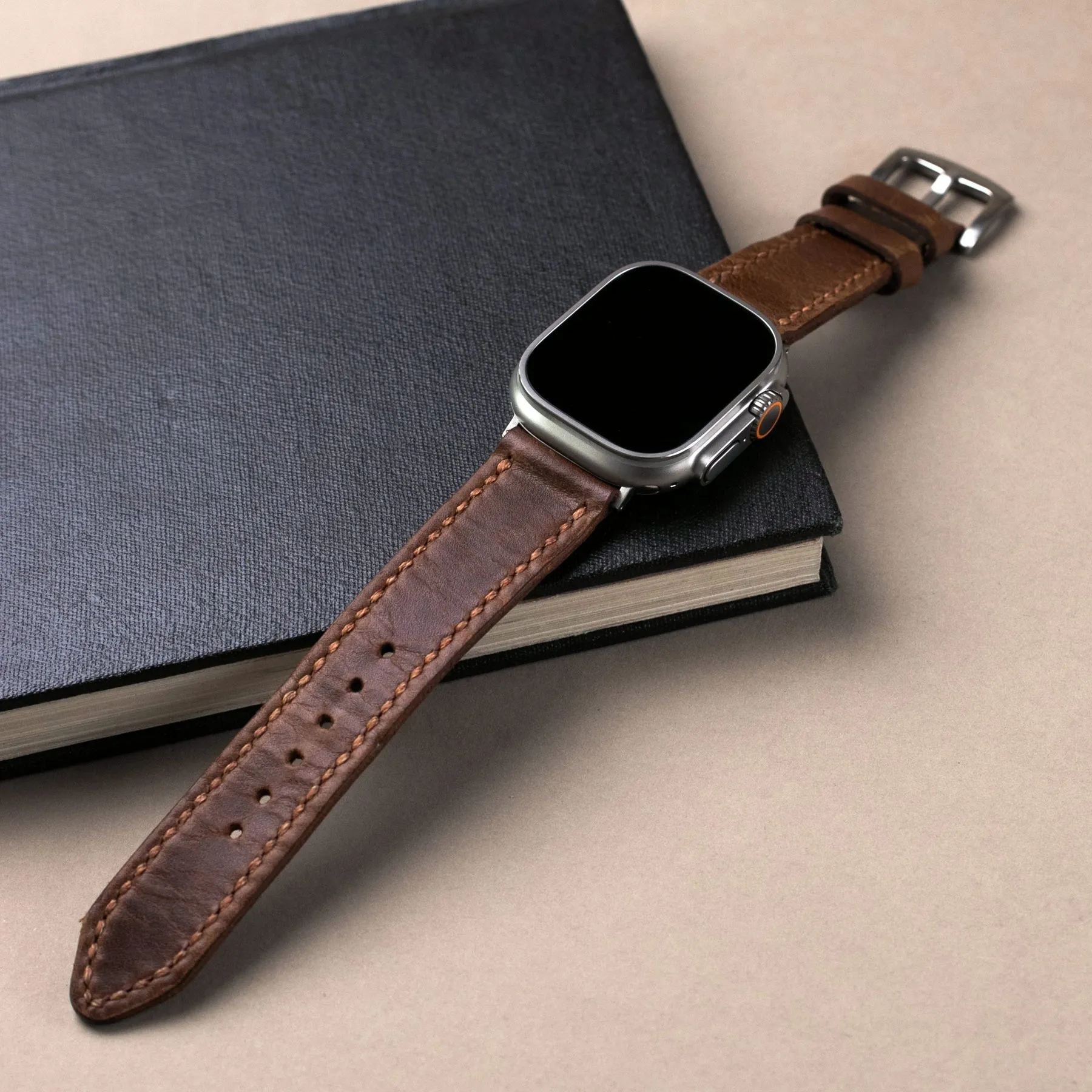 Custom Made Apple Watch Strap - Antique Brown | Preorder End of Jan
