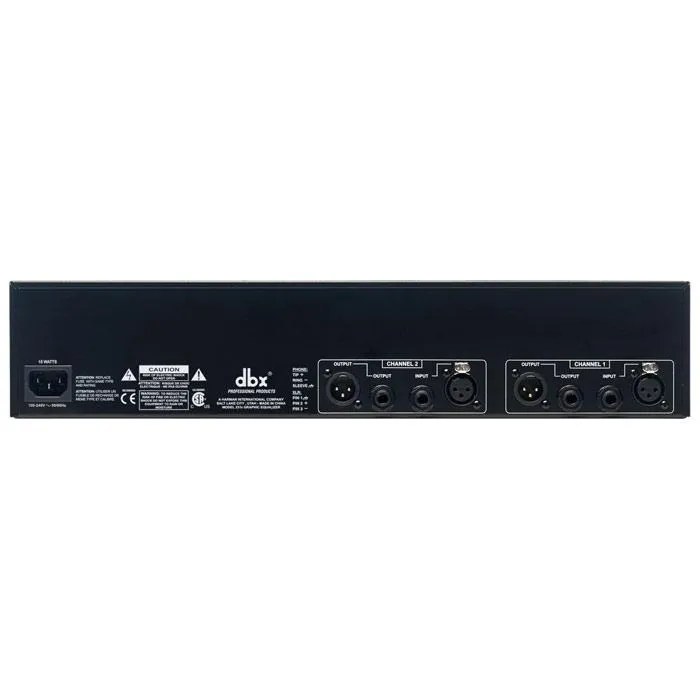 DBX 231SV 2 Series - Dual 31 Band Graphic Equalizer