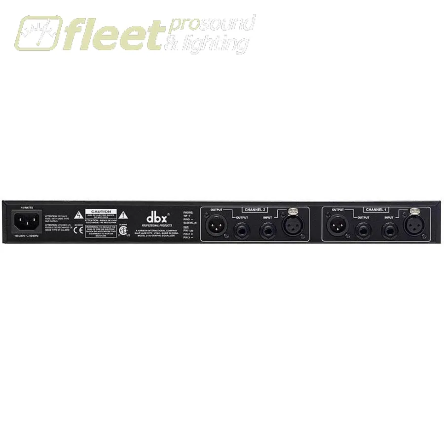 DBX Dual 15 Band Graphic Equalizer