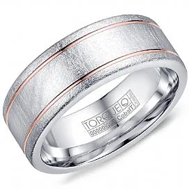 Diamond Brush Cobalt & 10K Gold Band