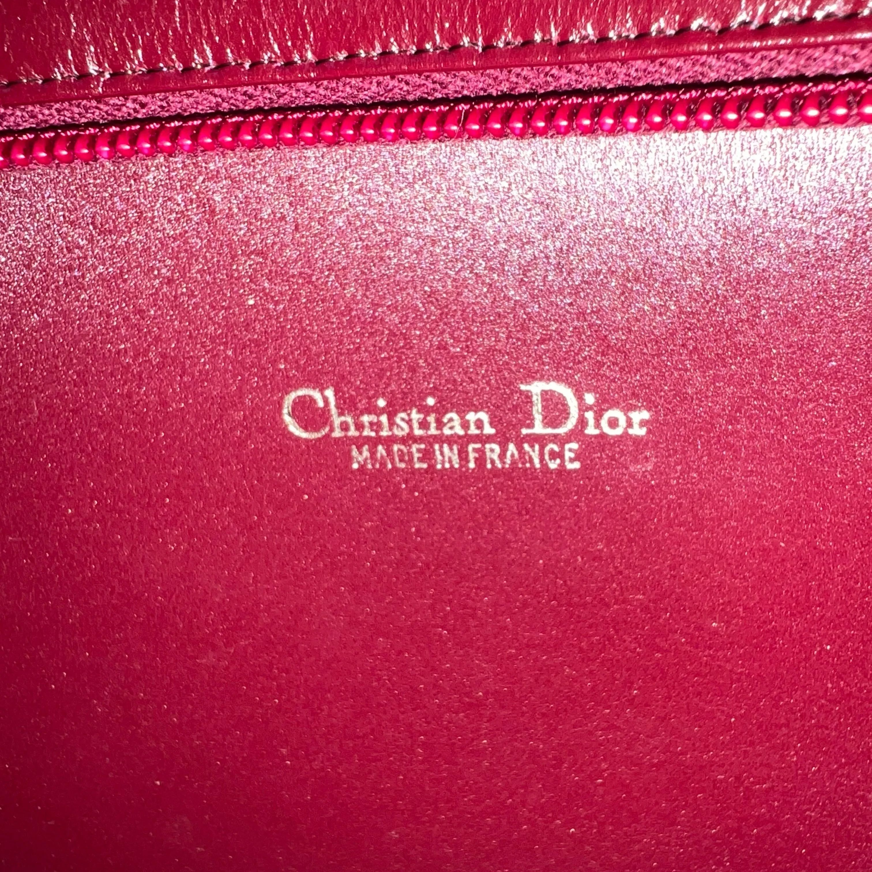 Dior Vintage Trotter Shoulder Bag