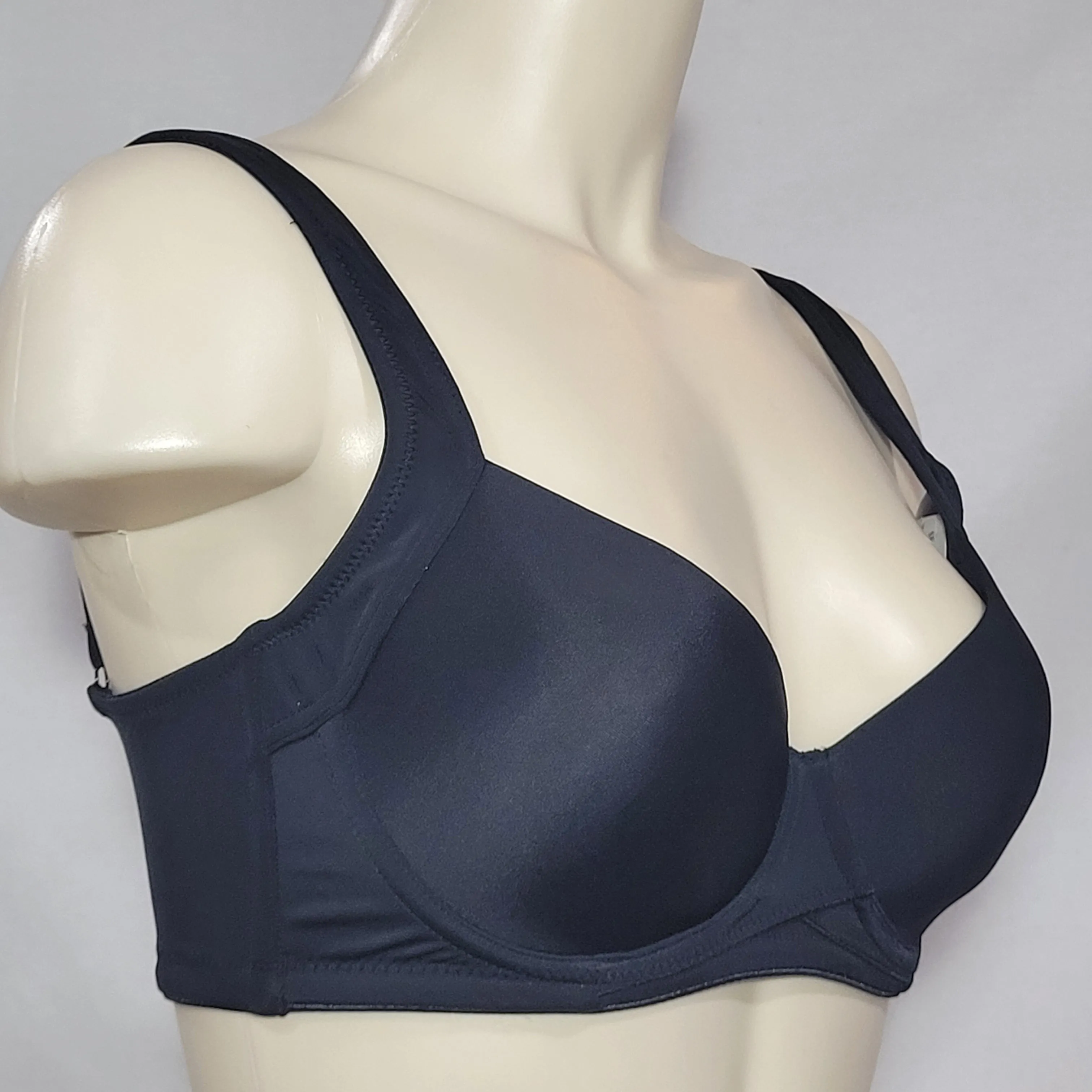 Dr. Rey's Bra Molded Cup Comfort Bra Convertible Underwire Bra 34B Black NWT