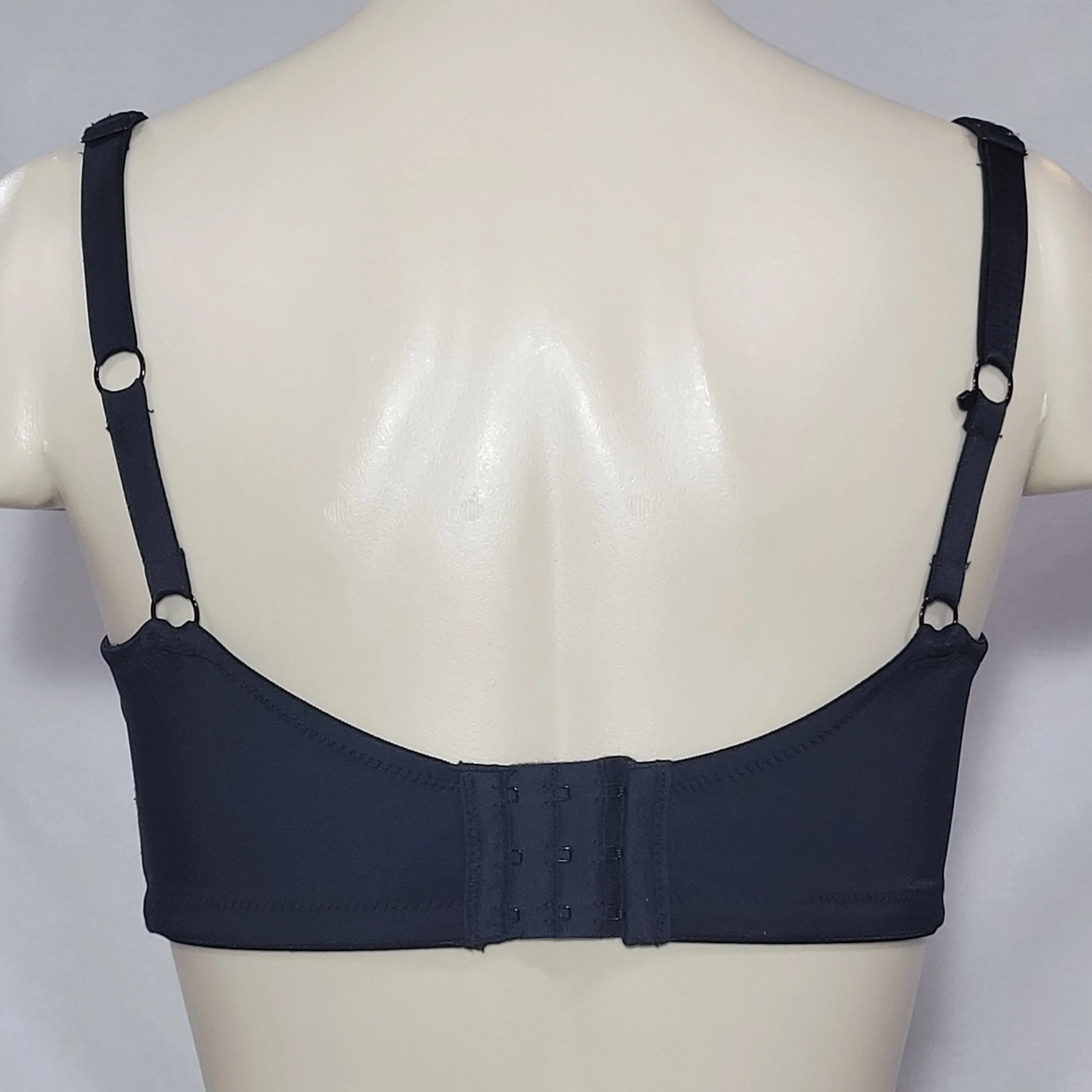 Dr. Rey's Bra Molded Cup Comfort Bra Convertible Underwire Bra 34B Black NWT