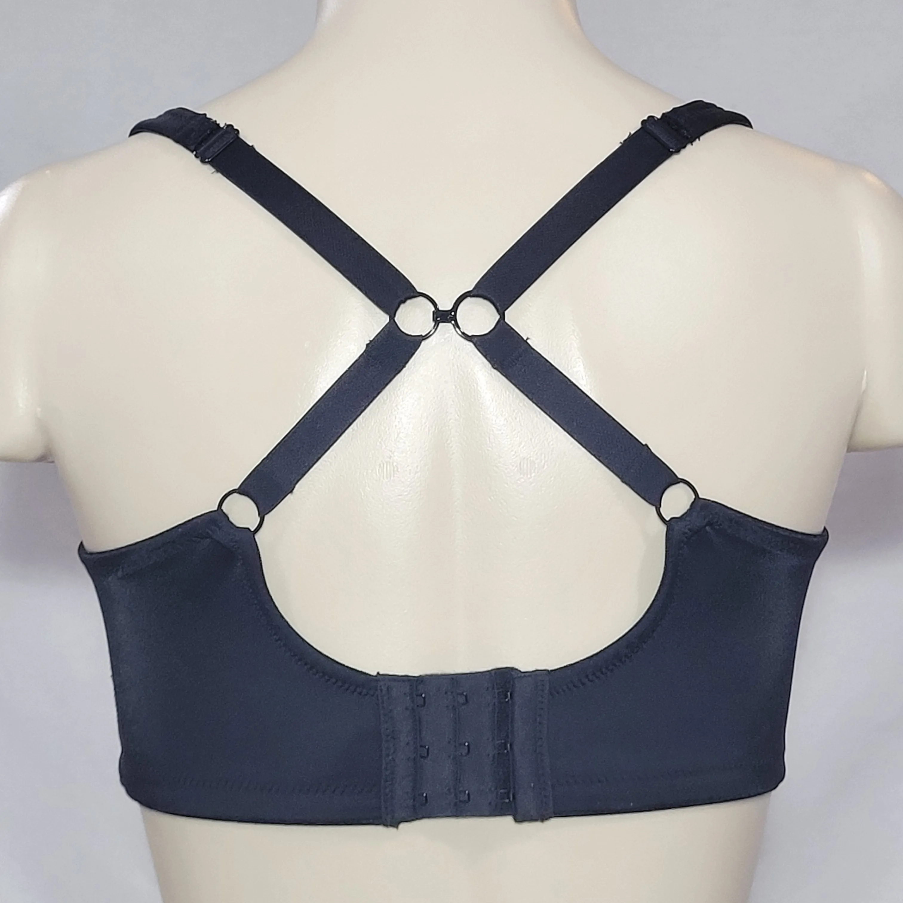 Dr. Rey's Bra Molded Cup Comfort Bra Convertible Underwire Bra 34B Black NWT