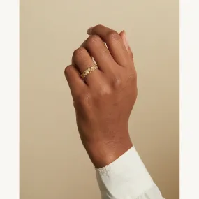 Encrusted Band with Barnacles and White Diamonds