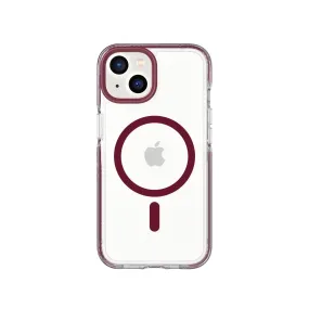 Evo Crystal - Apple iPhone 14 Case MagSafe® Compatible - Burgundy