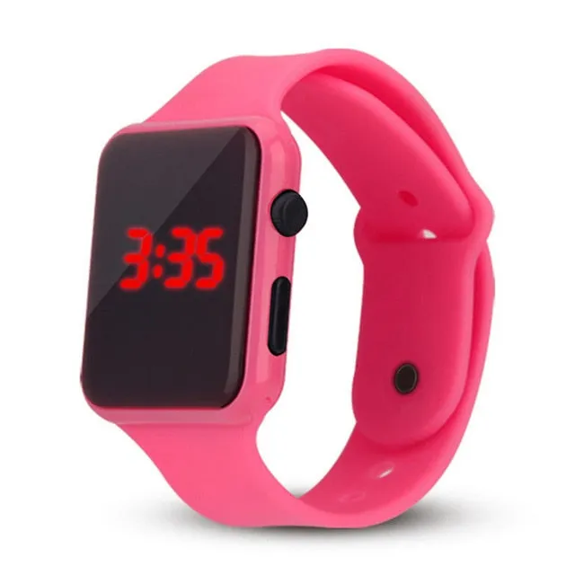 Fashionable LED Electronic Watch for Kids and Students