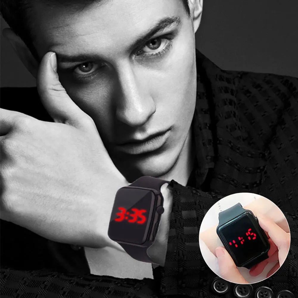 Fashionable LED Electronic Watch for Kids and Students