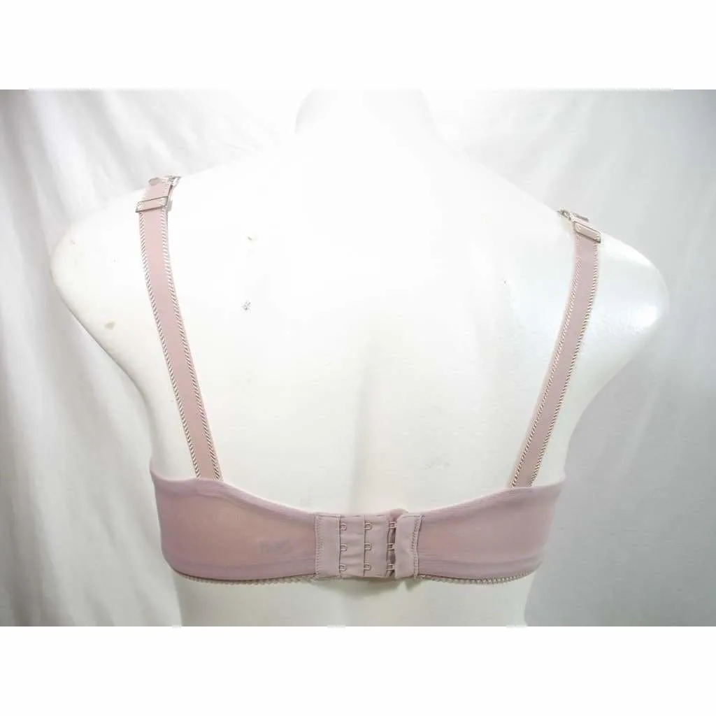 Felina 110040 Lana Embroidered Unlined Plunge Balconette Underwire Bra 40C Mocha