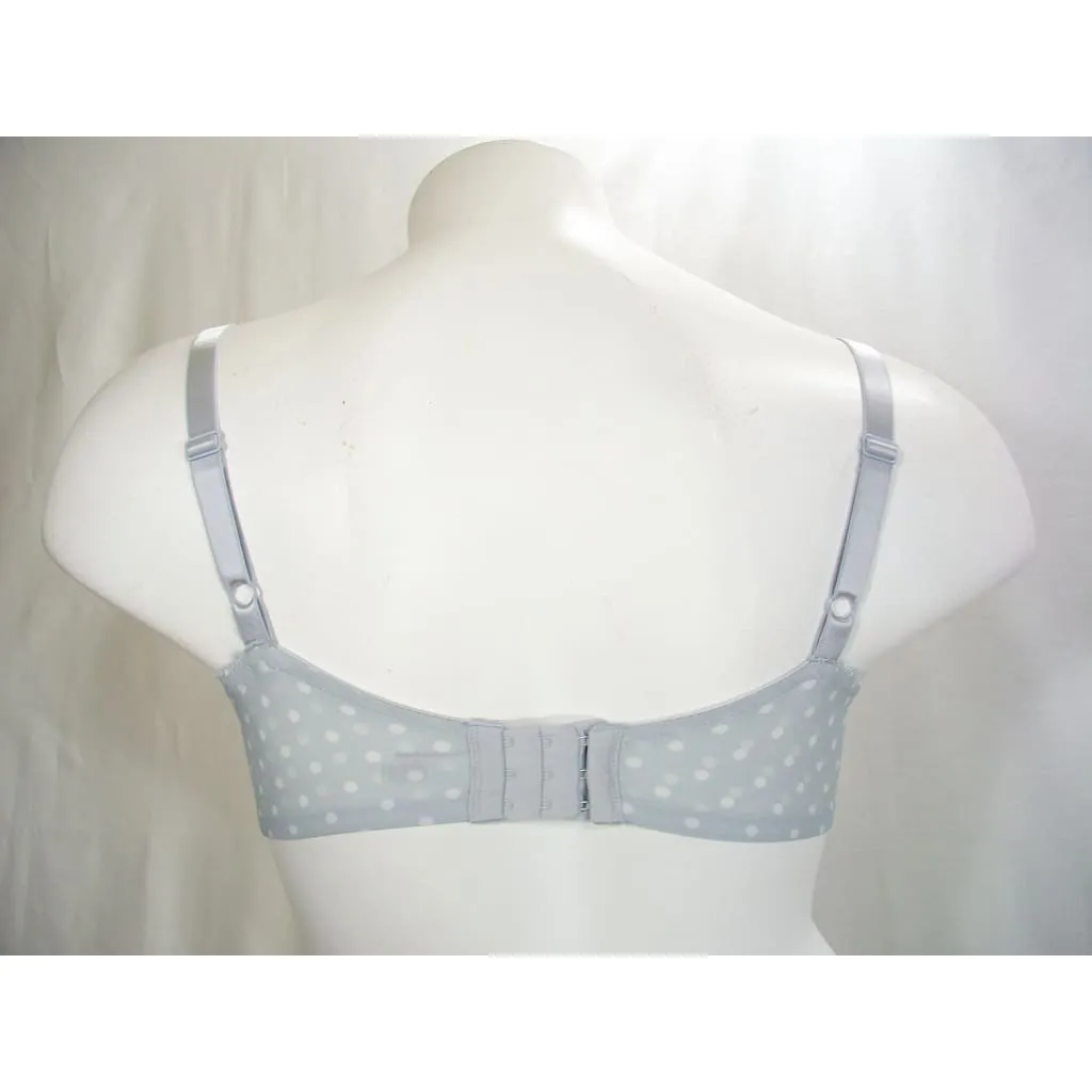 Felina 110789 Marielle Semi Sheer Lace Full Busted Underwire Bra 34DDD Gray Dot