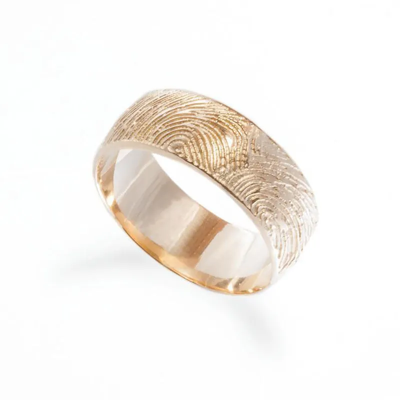 Fingerprint Wedding Band