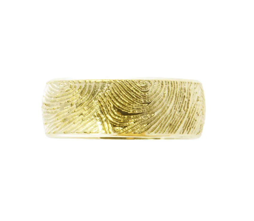 Fingerprint Wedding Band