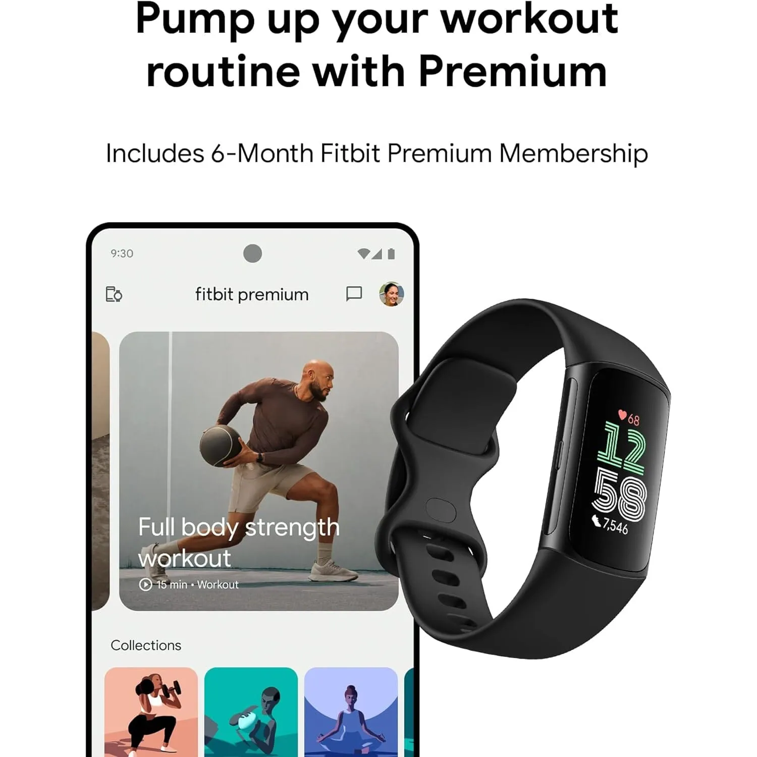 Fitbit Charge 6 Fitness Tracker  (Refurbished)
