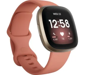 FITBIT Versa 3 Smart Watch - Pink Clay & Soft Gold - Good
