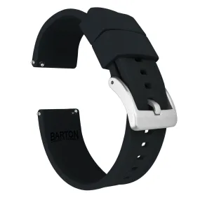 Fossil Q Elite Silicone Black Watch Band