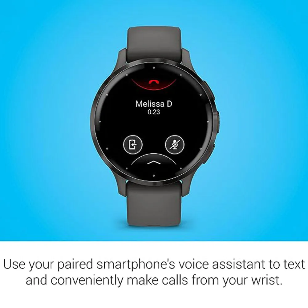 Garmin Venu 3S AMOLED Display Pebble Gray Silicone Band Advanced Health and Fitness Features Up to 10 Days of Battery GPS Smartwatch - 010-02785-00
