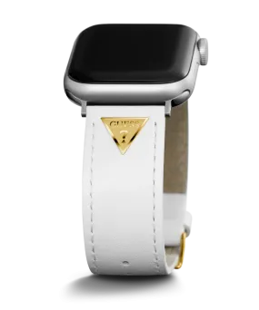GUESS Leather Band with Logo Plaque for Apple 38-40 mm Watch