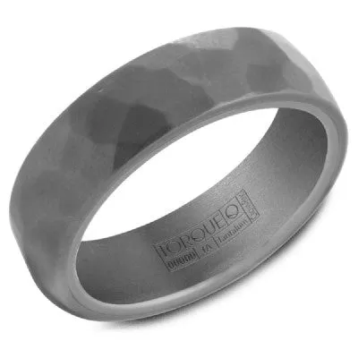 Hammered Tantalum Band