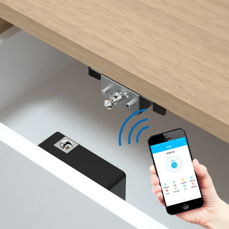 Hidden Secret Lock Wooden Drawer, Cupboard or Wardrobe - App Control