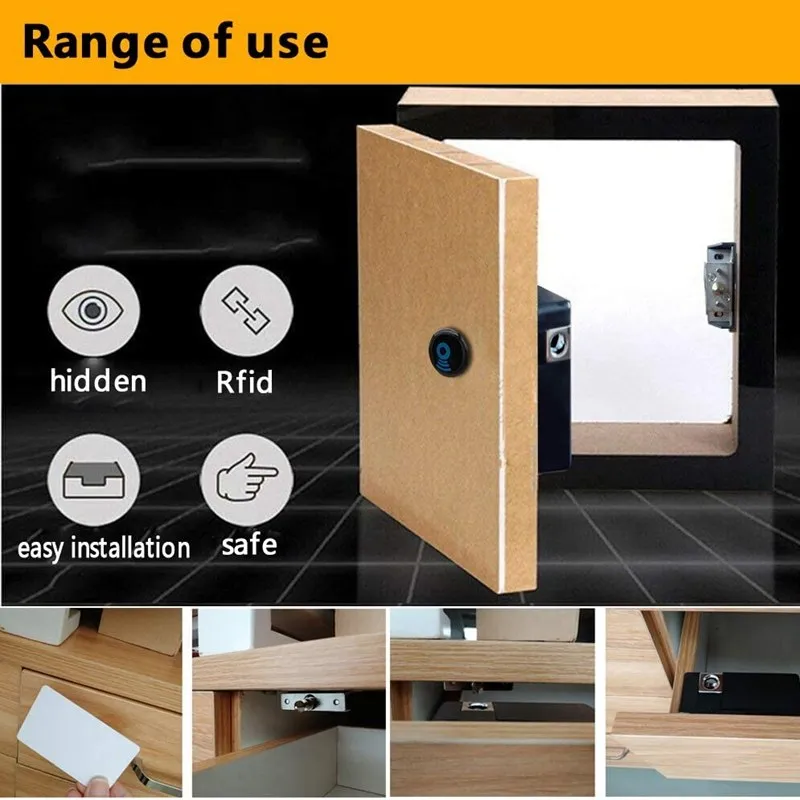 Hidden Secret Lock Wooden Drawer, Cupboard or Wardrobe - App Control
