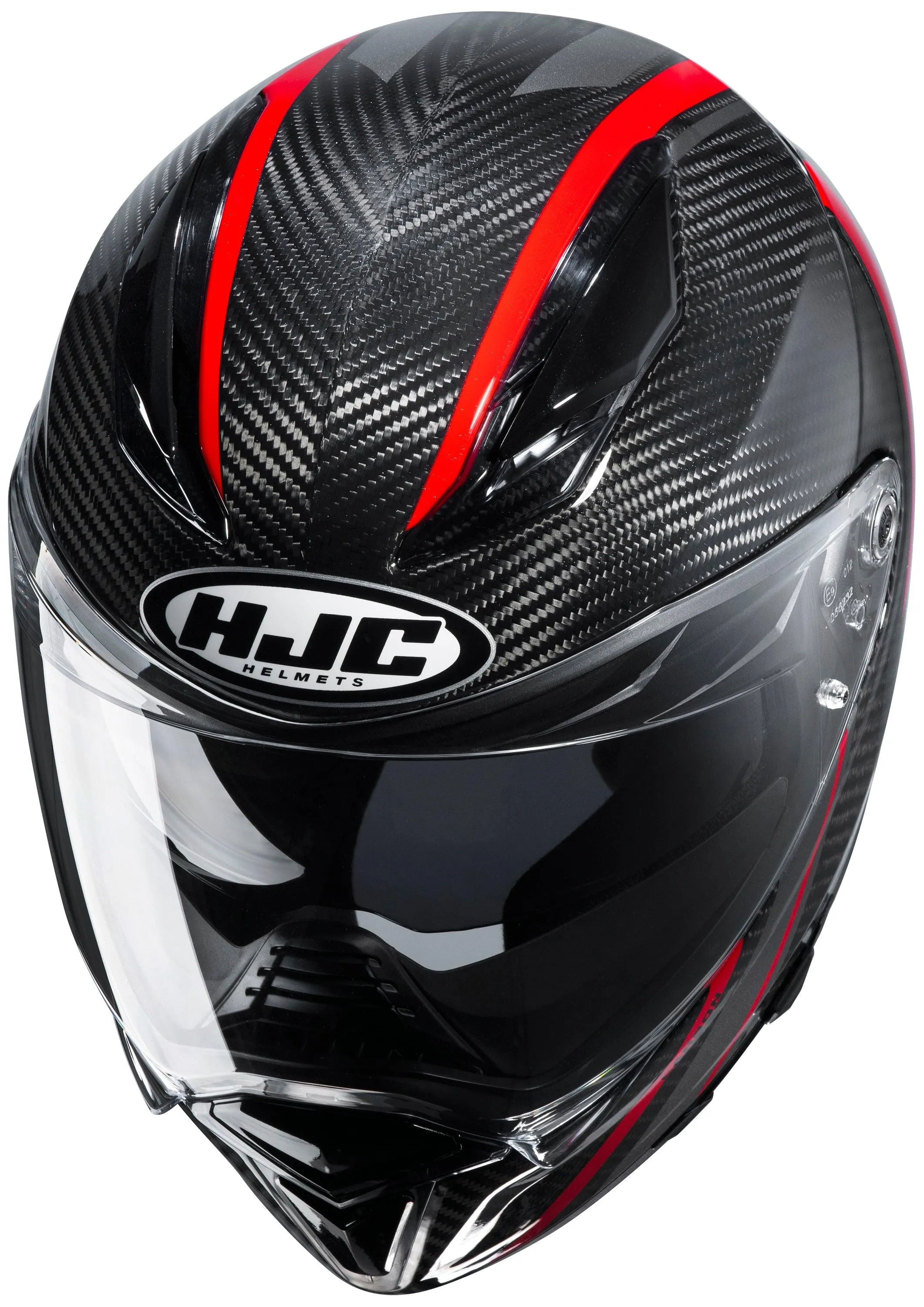HJC F70 Carbon Eston Helmet - MC-1 Black/Red