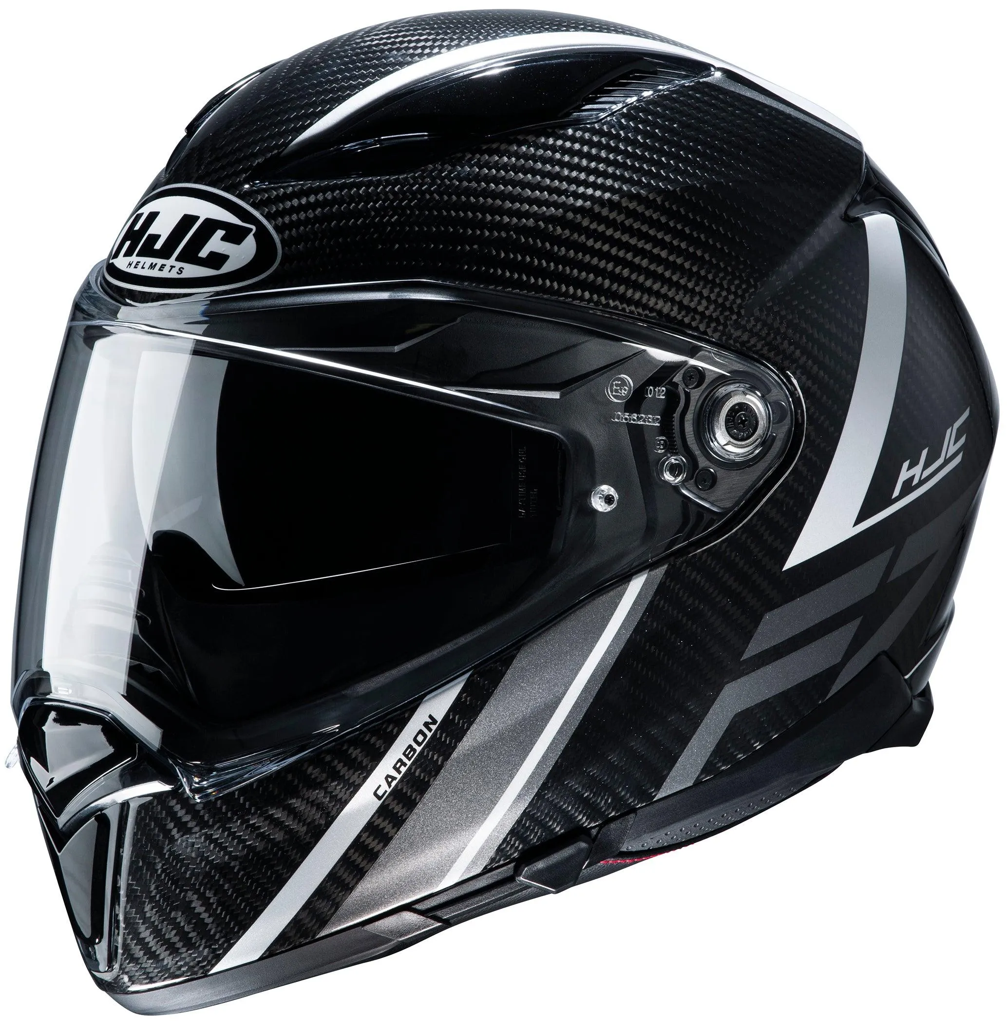 HJC F70 Carbon Eston Helmet - MC-5 Black/White
