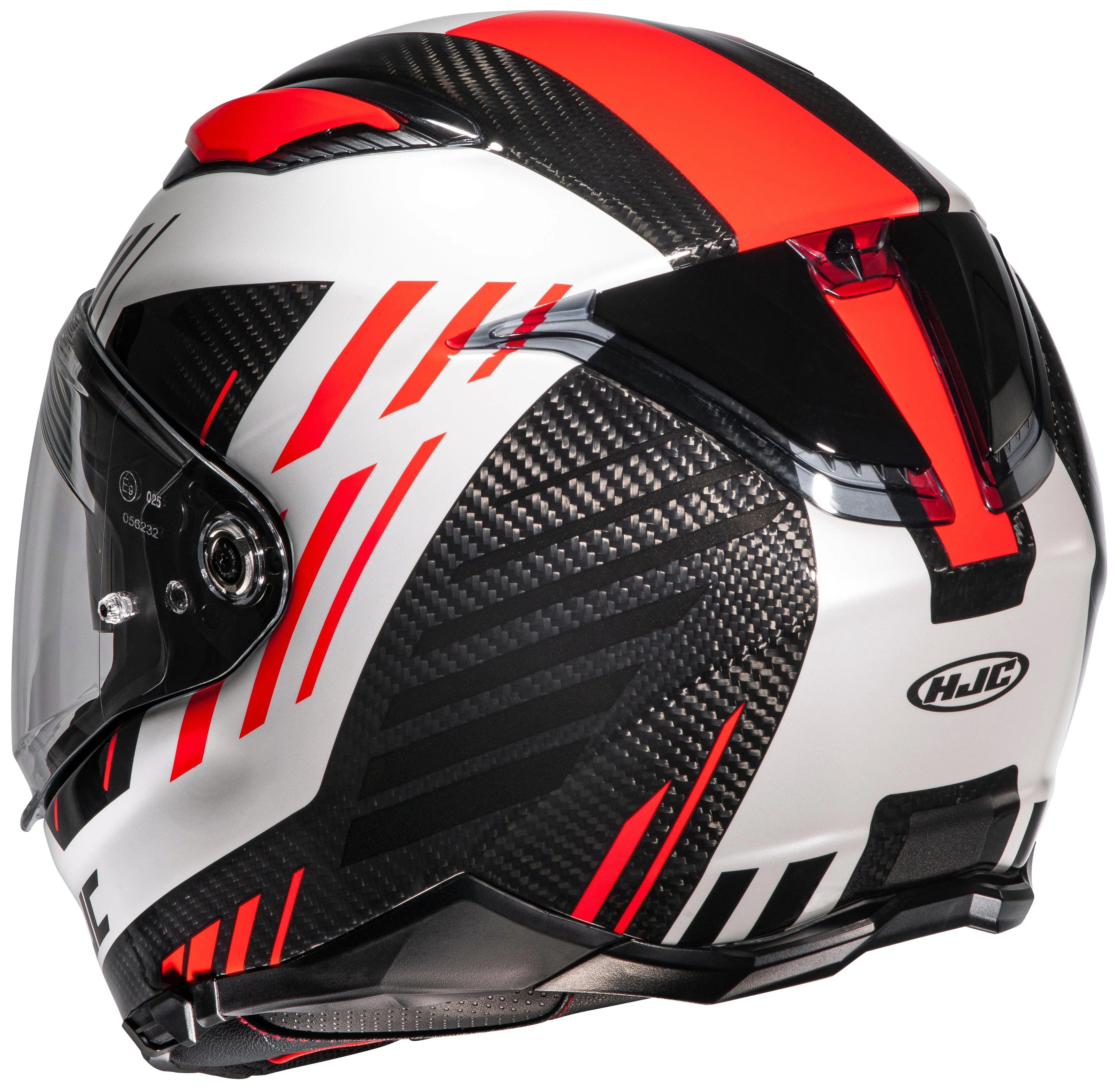 HJC F70 Carbon Kesta Helmet - MC-1 Black/Red