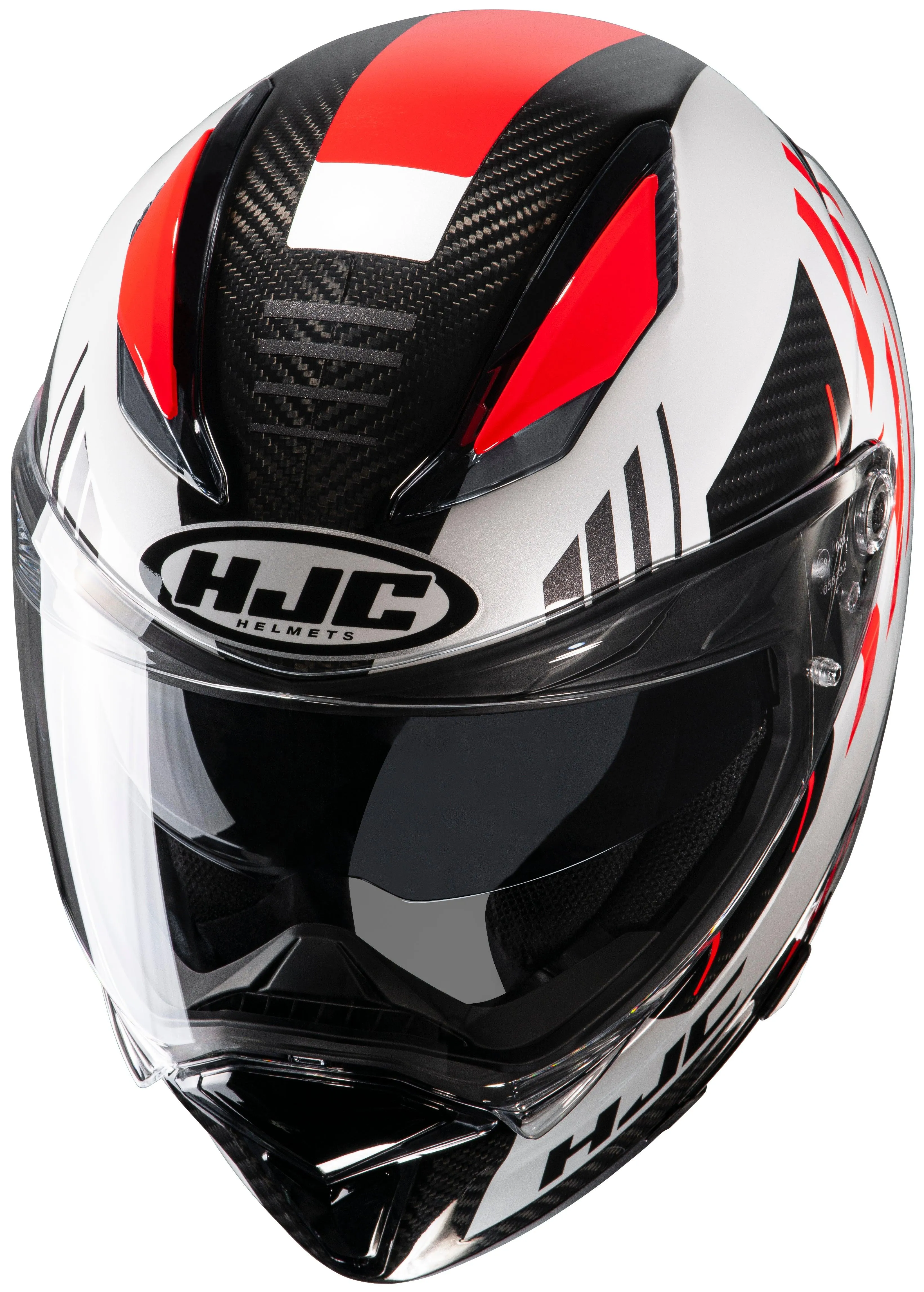 HJC F70 Carbon Kesta Helmet - MC-1 Black/Red