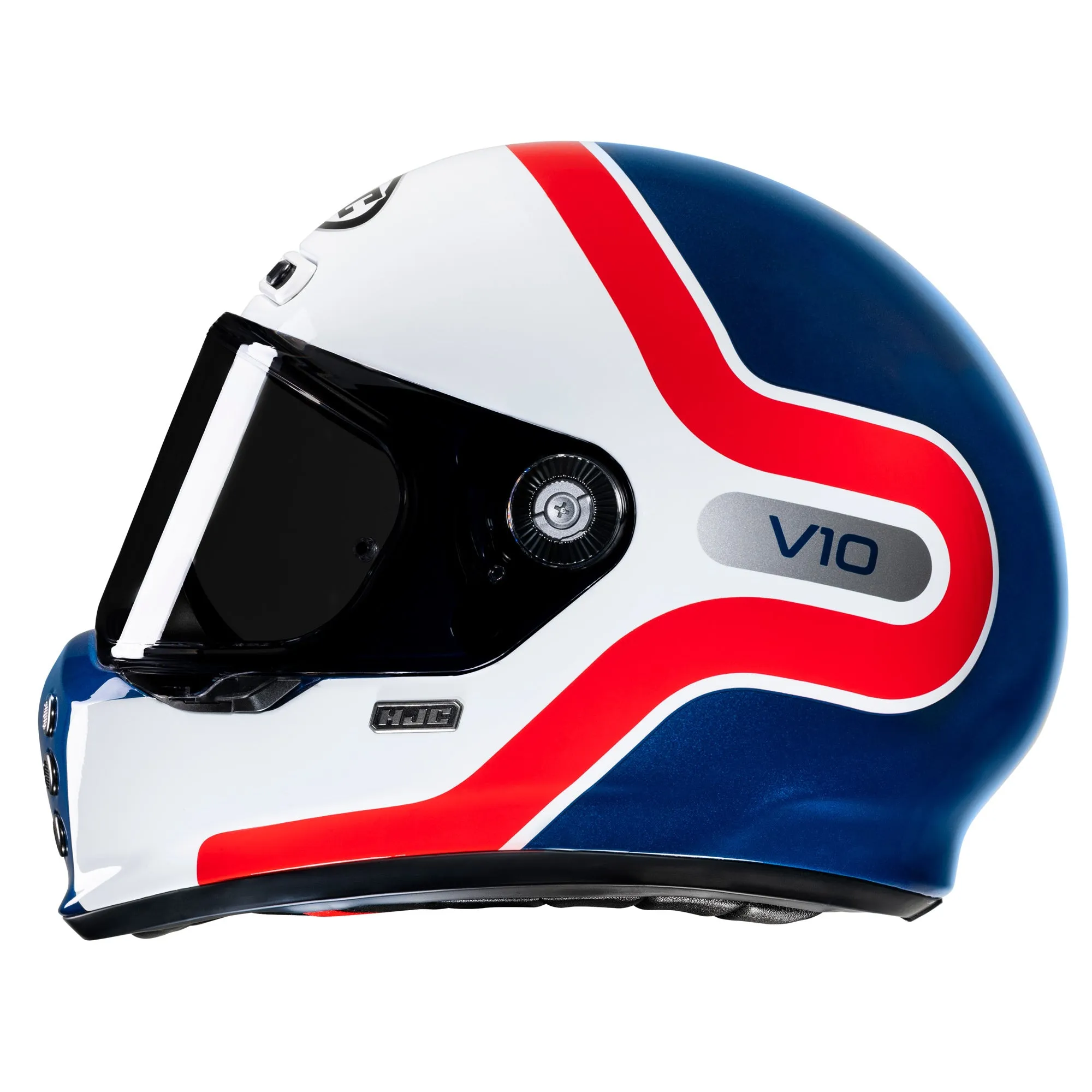 HJC V10 Vintage Retro Fiberglass Full face 2206 Helmet Grape
