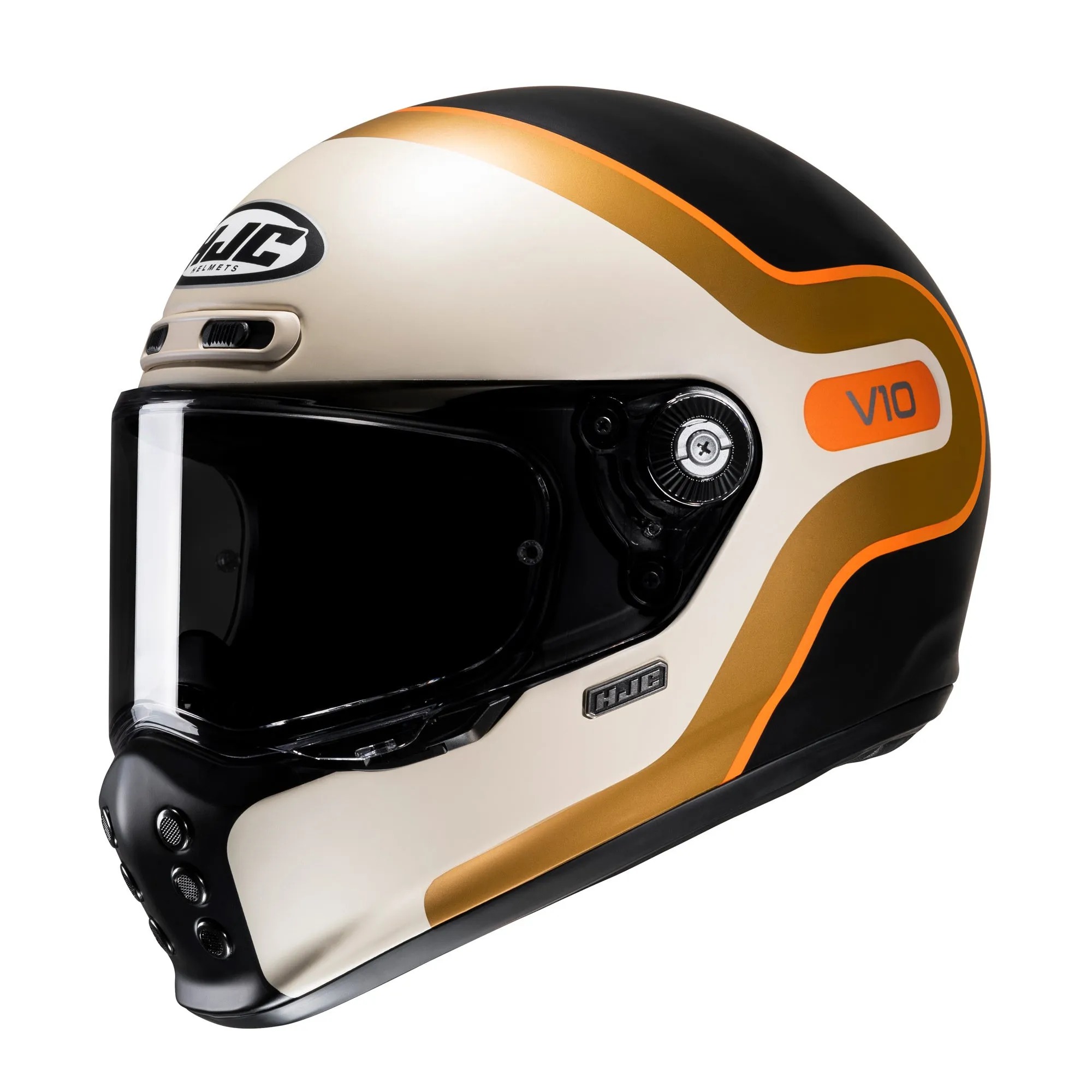 HJC V10 Vintage Retro Fiberglass Full face 2206 Helmet Grape