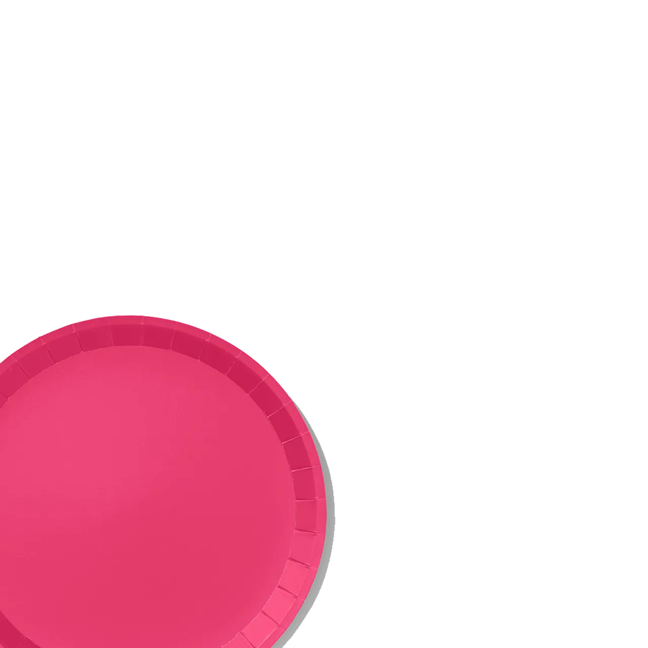 Hot Pink Classic Large Plates (10 per pack)