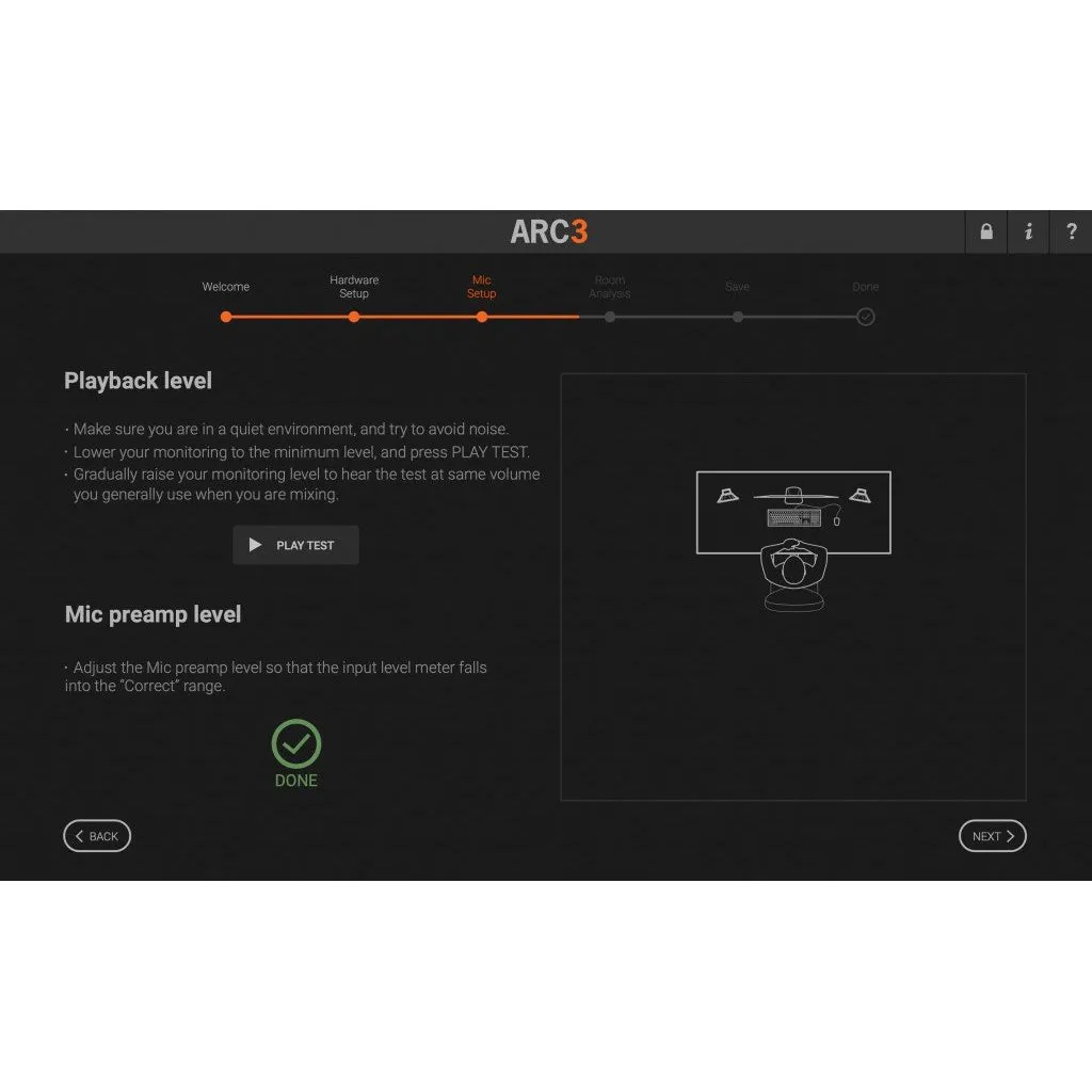 IK Multimedia AC-300-HCD-IN Acoustic Room Correction System v3 plug-in with MEMS microphone