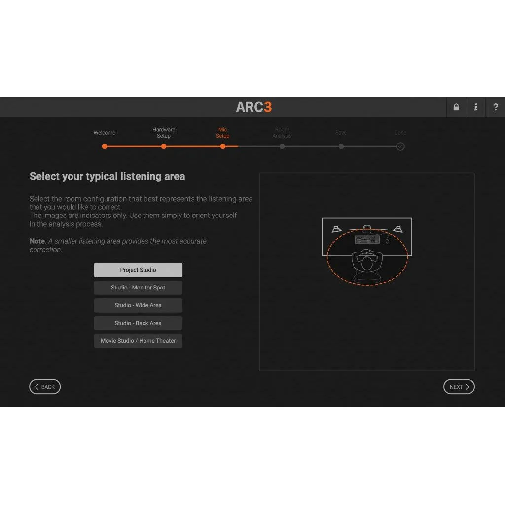 IK Multimedia AC-300-HCD-IN Acoustic Room Correction System v3 plug-in with MEMS microphone