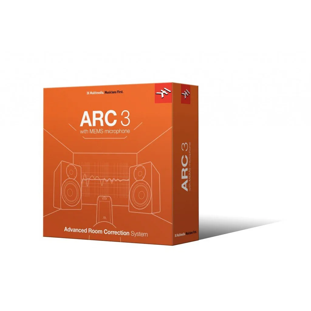 IK Multimedia AC-300-HCD-IN Acoustic Room Correction System v3 plug-in with MEMS microphone
