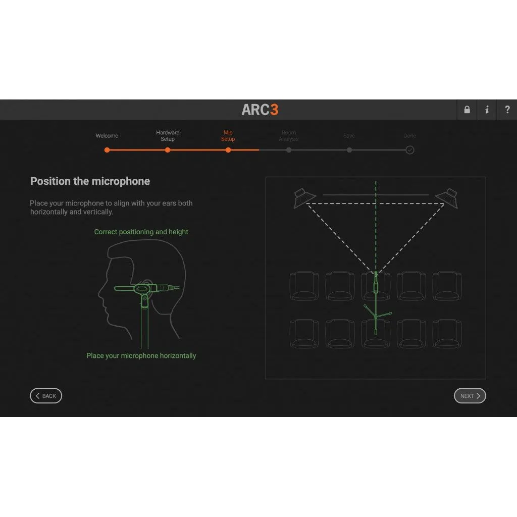 IK Multimedia AC-300-HCD-IN Acoustic Room Correction System v3 plug-in with MEMS microphone