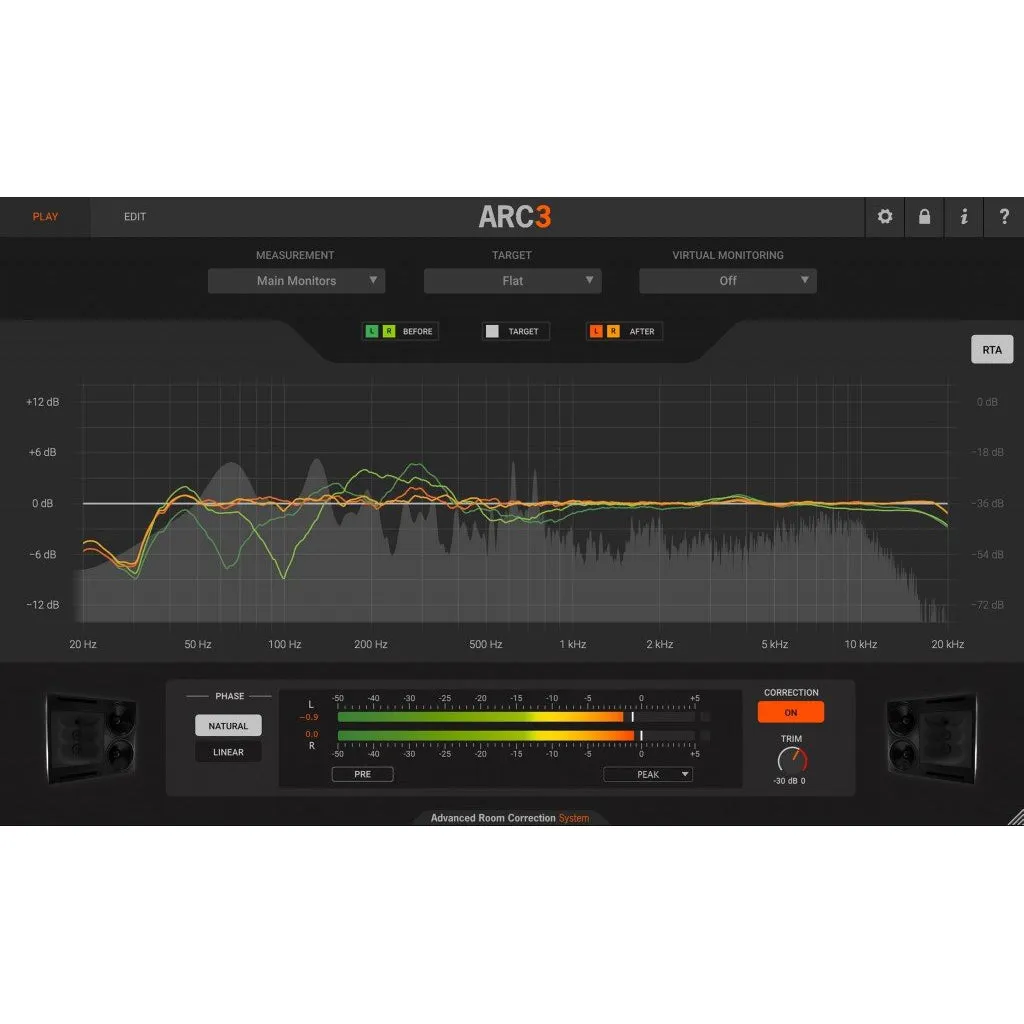 IK Multimedia AC-300-HCD-IN Acoustic Room Correction System v3 plug-in with MEMS microphone